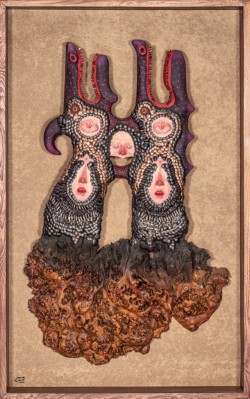 Bonartgallery | اثر سیاهدار شماره 12  - هنرمند  مریم طاهری راد - مجسـمه - 